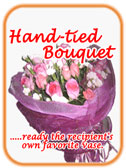 Hand-tied bouquets